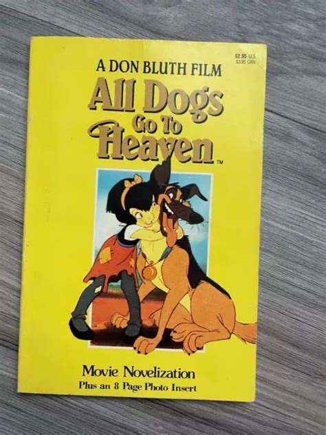 ALL DOGS GO to Heaven - Don Bluth (Paperback, 1989) Children Movie ...