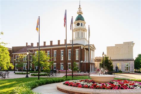 Danville Kentucky Courthouse - Purple Rosemary