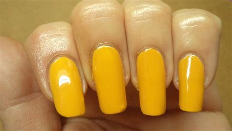 simple nails: 2521 mustard yellow nails , Color Club nail polish