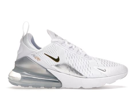 Nike Air Max 270 White Metallic Gold (Women's) - DM3080-100 - DE