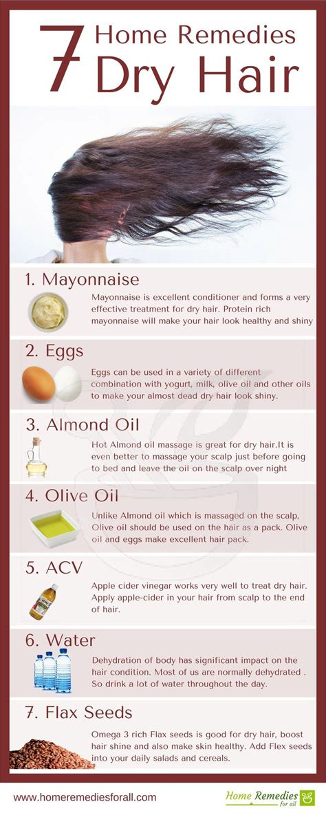 These 7 home remedies for dry hair will make your hair healthy, glossy and shiny in a very short ...