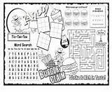 Activity Sheets Coloring Pages Printable sketch template