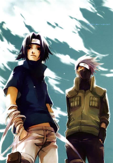 Kakashi Hatake and Sasuke Uchiha - Kakashi Fan Art (36544124) - Fanpop