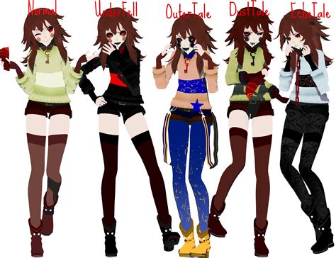 MMD - Charaski The Au Chara - Au Designs by ShiinaRei on DeviantArt