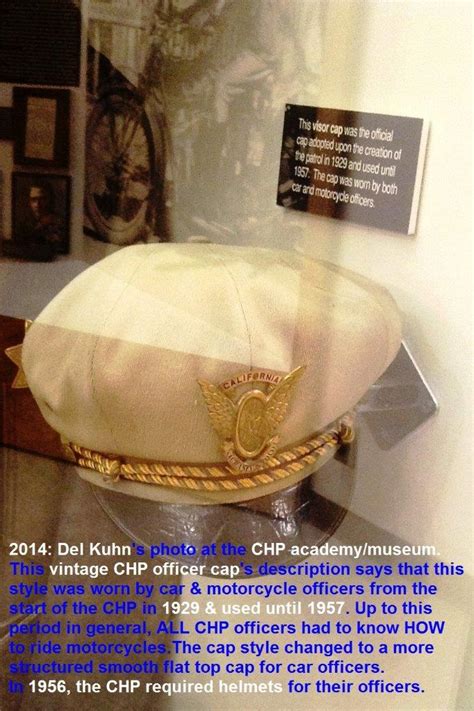 1953 5-0p7 2014 CHP academy museum, CHP officer cap hat | The ...