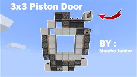 How To Build A 3x3 Piston Door - Encycloall