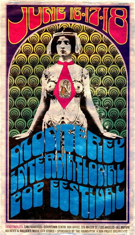 Rare 1967 Monterey Pop Festival Poster - Oct 28, 2017 | Jasper52 in NY