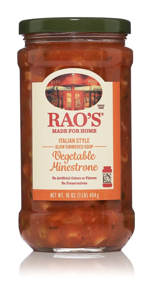 Rao's Vegetable Minestrone Slow Simmered Soup 16oz - Walmart.com