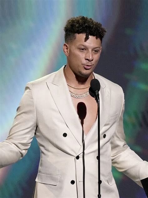 ESPY Awards Patrick Mahomes White Suit