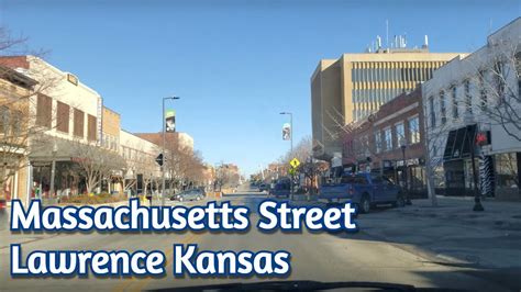 Massachusetts Street, Downtown Lawrence Kansas - YouTube