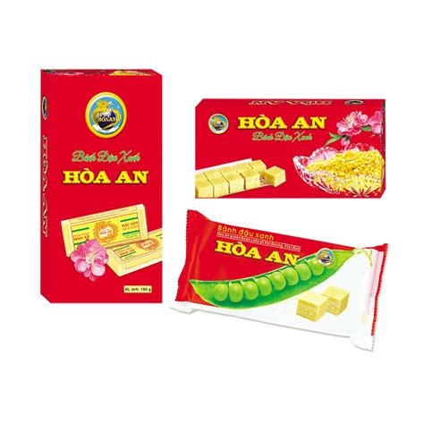 Bánh đậu xanh Hoà An, đậu xanh Hải Dương hộp 200g / 420g | Shopee Việt Nam