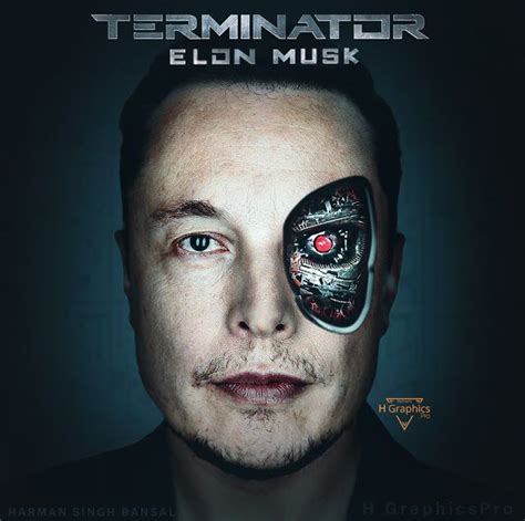 Elon Musk as Terminator, photoshop manipulation, creative ideas, Arnold Schwarzenegger ...