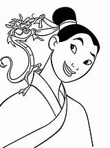 Mulan Printable Coloring Pages sketch template
