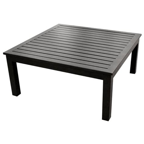 Allen + roth Gatewood 40-in W x 40-in L Square Aluminum Coffee Table at Lowes.com