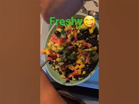 freshy Salad 😍😋 #foodtutorial #foodlover #shortvideo - YouTube