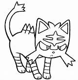 Printable Litten Coloring Pages  Anime sketch template