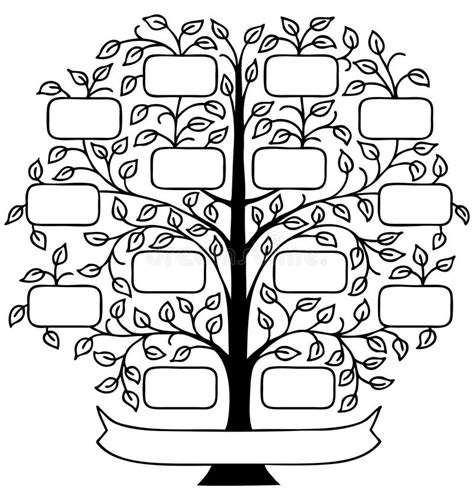 Family Tree/eps stock vector. Image of chart, parents - 43443826