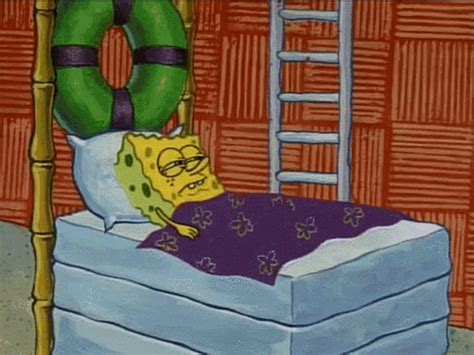 Spongebob In Bed GIFs | Tenor