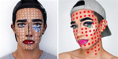 James Charles Halloween Makeup - Pop Art Makeup Ideas