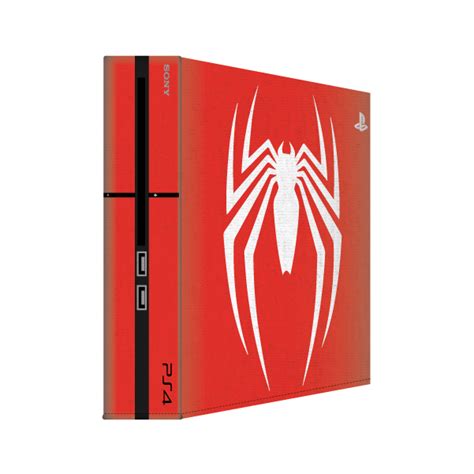 Playstation 4 Spider-man Edition | Dust cover - Vertical | Printer Boy