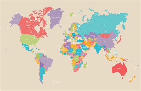 Earth Political Map