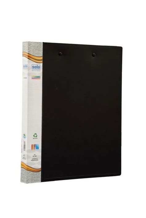 Plastic D Ring Binder File Folder, Black, A4 at best price in Navi ...