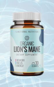 Organic Lion's Mane Nootropic Gummies – Medium