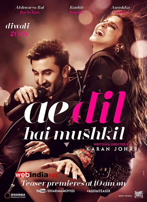 Ae Dil Hai Mushkil Bollywood Movie Trailer | Review | Stills