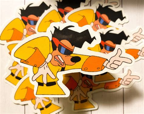 A Goofy Movie Sticker Pack 4 Water-Resistant Stickers | Etsy