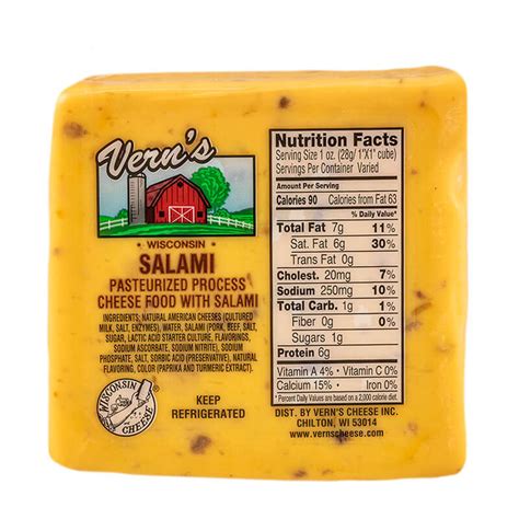 Buy Wisconsin Salami Cheese Online | Vern's Cheese