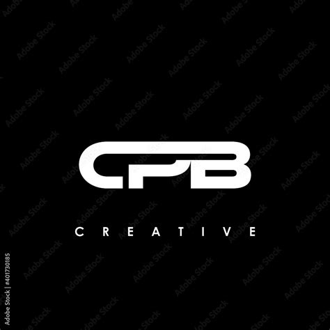 CPB Letter Initial Logo Design Template Vector Illustration Stock ...