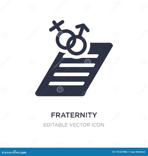 Fraternity Icon on White Background. Simple Element Illustration from ...