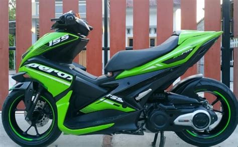 Modifikasi yamaha Aerox 155 ful body custom Terbaru 2019 Keren banget – Info Otomotif