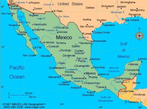 Map Mexico resorts - Map of resorts in Mexico (Central America - Americas)