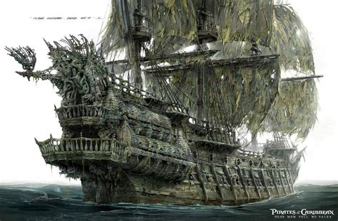 Davy Jones, the Flying Dutchman and its crew | Pirates of the Caribbean Amino