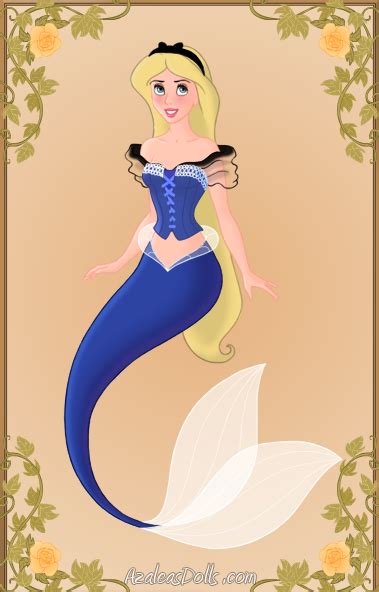 Mermaid Alice | Alice in wonderland cartoon, Mermaid disney, Disney posters