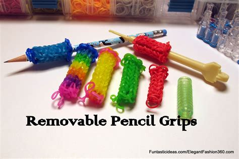 Removable pencil/hook grip. New way of making pencil grip/Crochet Hook ...