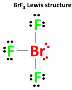 BrF3 Lewis structure, molecular geometry, bond angle, hybridization