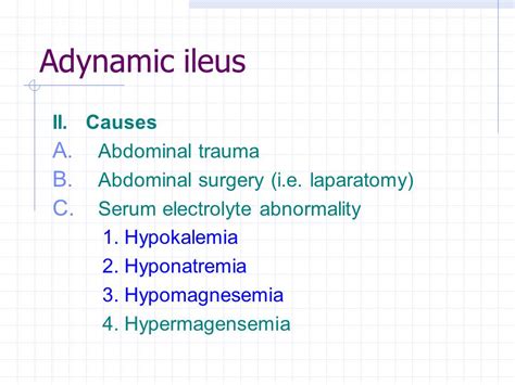 Ileus Adynamic ileus Mechanical ileus. - ppt video online download