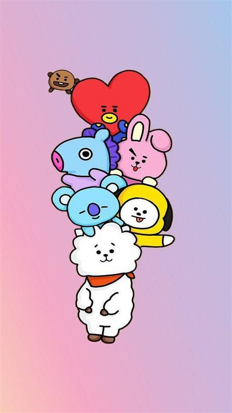 Cute BT21 Wallpapers - Top Free Cute BT21 Backgrounds - WallpaperAccess