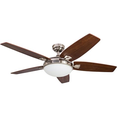 Honeywell Carmel Ceiling Fan, Brushed Nickel Finish, 48 Inch - 50196