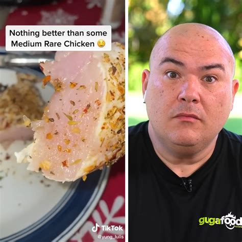 He Cooked Medium Rare Chicken! 🤢 | chicken meat, food | The Most Viral Foods Ever! 😱 | By Guga Foods