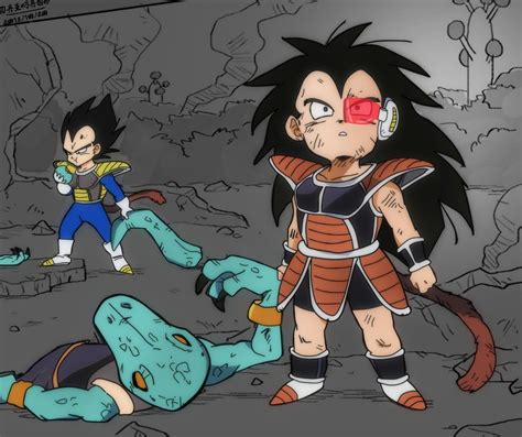 Kid Raditz and vegeta by daimaoha5a4 Dragon Ball Z, Dragon Ball Super Manga, Dragon Ball Artwork ...