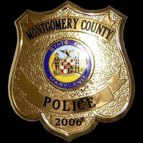 Montgomery County, MD Police Department Badge | Police badge, Police ...