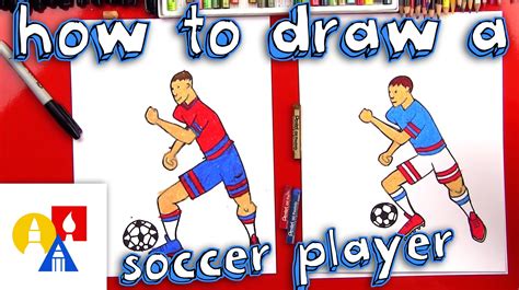 How To Draw A Soccer Player | Soccer players, Soccer, 6th grade art