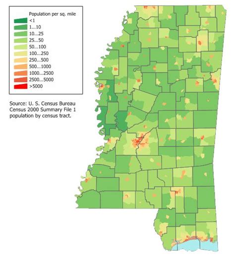 Mississippi population density map | Mississippi, Map, Mario characters