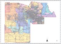 Editable Maricopa County Map - Illustrator / PDF | Digital Vector Maps