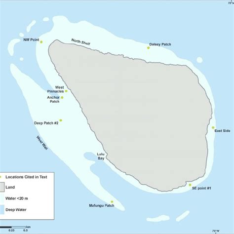 1. A map of Navassa Island showing locations referenced in this ...