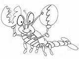 Lobster Trap Coloring Page Sketch sketch template