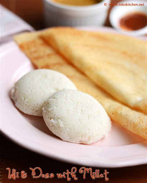 Barnyard millet idli dosa | Millet idli dosa recipe - Raks Kitchen